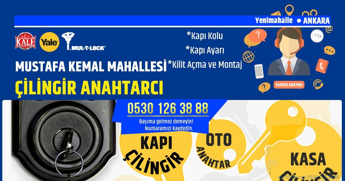 Mustafa Kemal Mahallesi Çilingir Anahtarcı Söğütözü Ankara