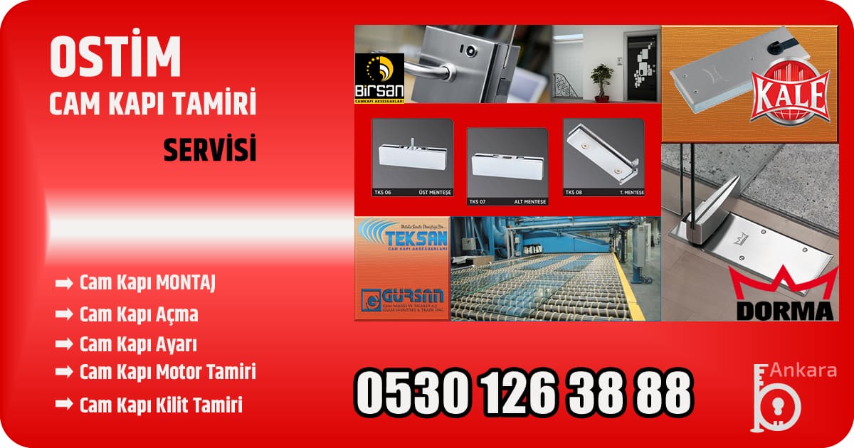 Ostim Cam Kapı Tamiri Servisi, Cam Kapı Motor Tamiri Ostim, Ankara Ostim Cam kapı tamiri servisi