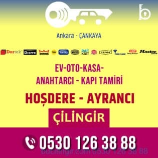 Hoşdere Çilingir Anahtarcı