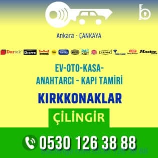 Kırkkonaklar Çilingir Anahtarcı