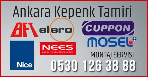 Ankara kepenk tamiri - kepenk montaj servisi