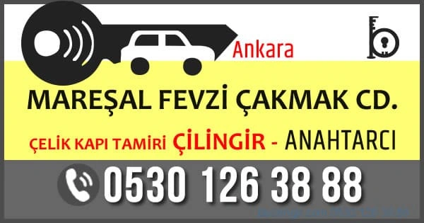 Mareşal Fevzi Çakmak Caddesi Çilingir anahtarcı çelik kapı tamiri, cam kapı tamiri