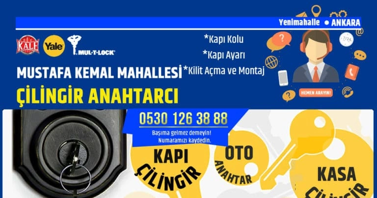 Mustafa Kemal Mahallesi Çilingir Anahtarcı Söğütözü Ankara