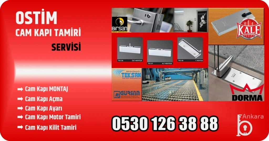 Ostim Cam Kapı Tamiri Servisi, Cam Kapı Motor Tamiri Ostim, Ankara Ostim Cam kapı tamiri servisi