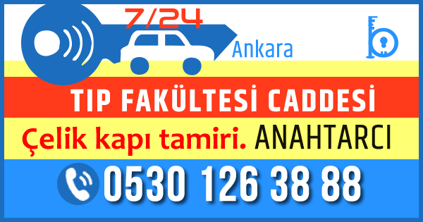 Tıp Fakültesi Caddesi Çilingir Anahtarcı Çelik Kapı Tamiri Cam Kapı Tamiri, Çelik Kapı Açma Asma Kilit Montaj Akıllı Kilit Servisi