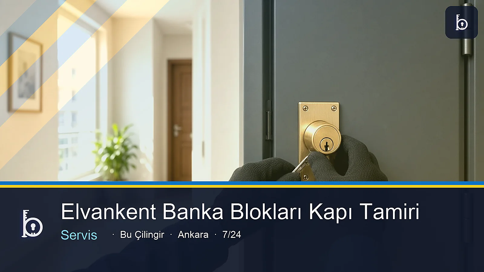 Elvankent Banka Blokları çelik kapı tamiri