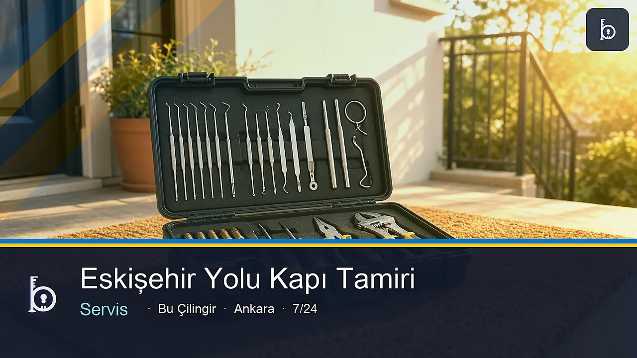 Eskişehir Yolu çelik kapı tamiri