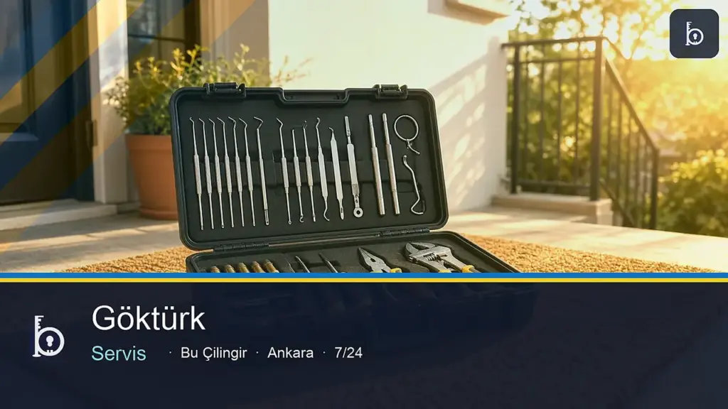 Göktürk Mahallesi çilingir 7/24 yerinde servis — Bu Çilingir Ankara