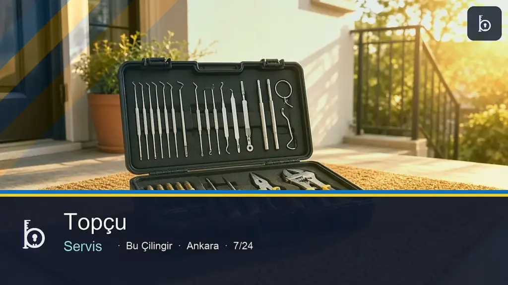 Topçu Mahallesi çilingir 7/24 yerinde servis — Bu Çilingir Ankara
