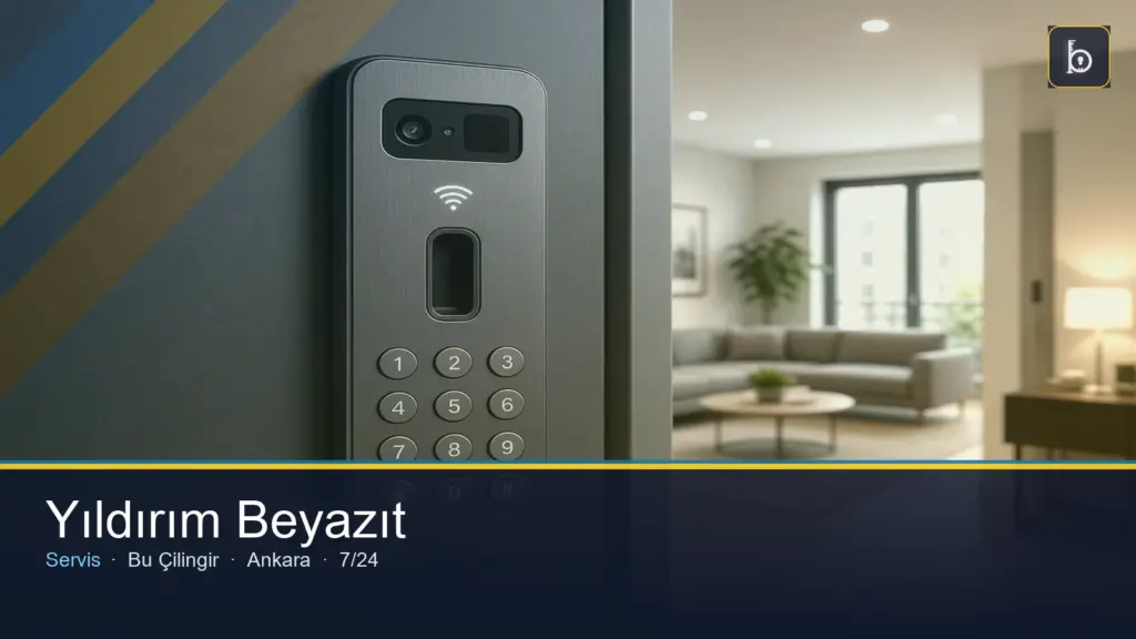 Yıldırım Beyazıt Mahallesi çilingir 7/24 yerinde servis — Bu Çilingir Ankara
